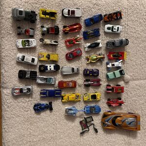 Hot Wheels Lot 39 Cars 1977-2016 Motorcycles Police Car Pepsi Flags Etc
